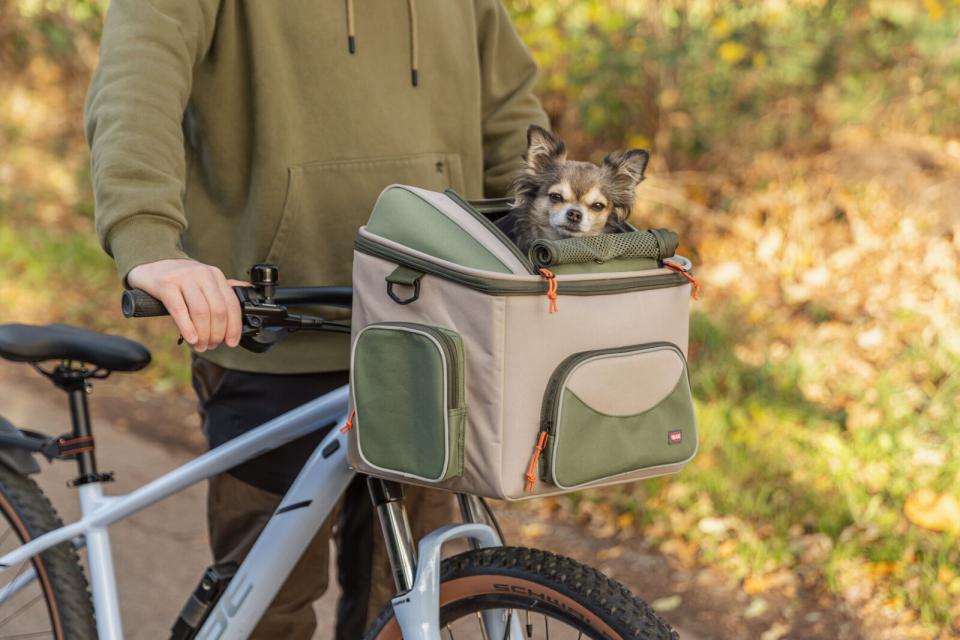 Trixie cykelkurv foran