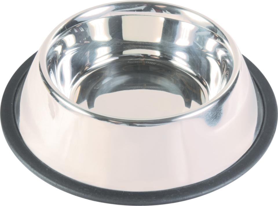 Jolly Paw Rustfri stålskål med gummiring