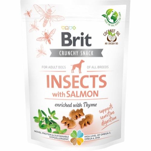 Care Crunchy Cracker. Insects w/Salmon