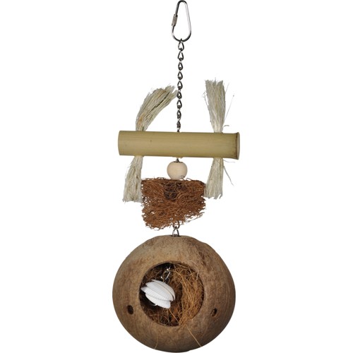Toy bird Coconut Nesting