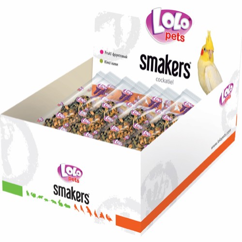 Smakers box for cockatiel, frugt