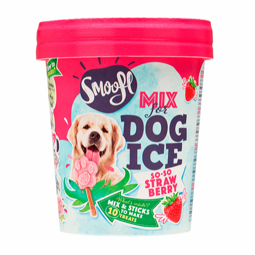 Dog Ice Mix m. jordbær