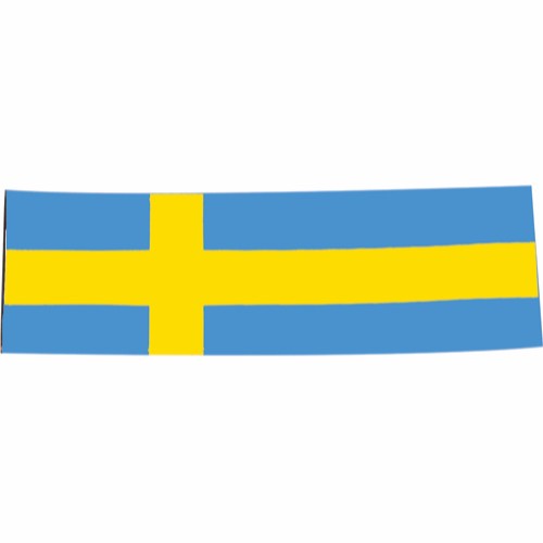 Svensk flag, 110x30 mm