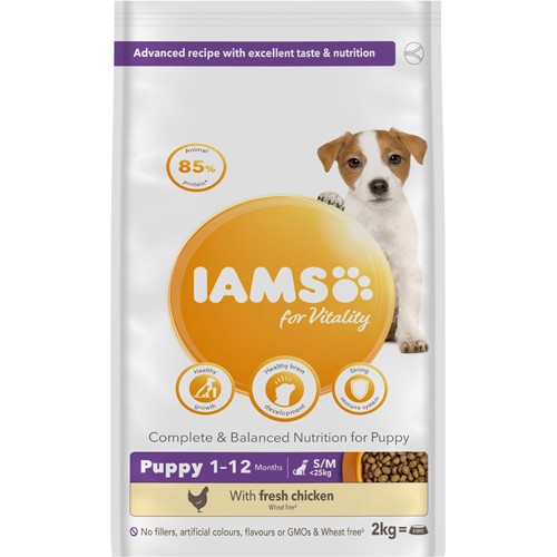 IAMS Vitality Puppy & Junior Small/Medium Breed kylling