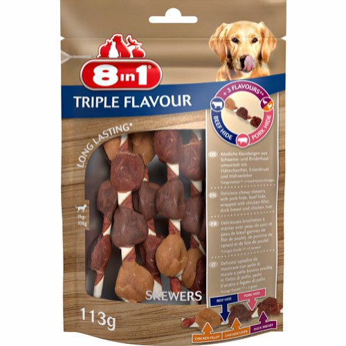 8in1 Triple Flavour skewers