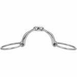 CURVED DOUBLE JOINTED SNAFFLE BIT 105