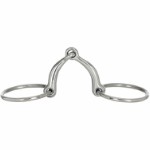 ANUR CURVED SINGLE JOINTED SNAFFLE 105