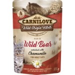 CARNILOVE Cat Pouch Wild Boar with Chamomile