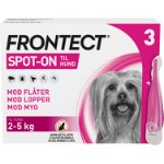 Frontect Spot on Hund XS, 2-5kg, 3x0,5 m