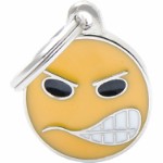 Tegn charms, emoticon angry