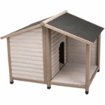 natura Lodge dog kennel with saddle roof